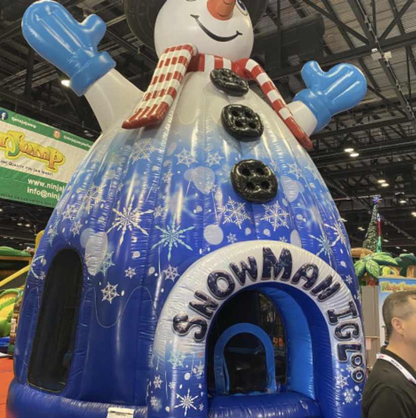 Snowman Igloo Bounce